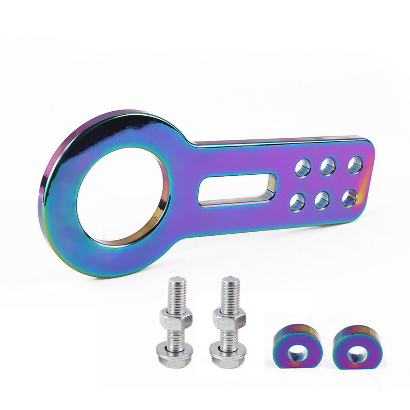 Set cârlig de remorcare frontal universal Cârlig de remorcare aliaj de aluminiu pentru Honda Civic EK EG Acura Integra DC cârlig de remorcare de curse