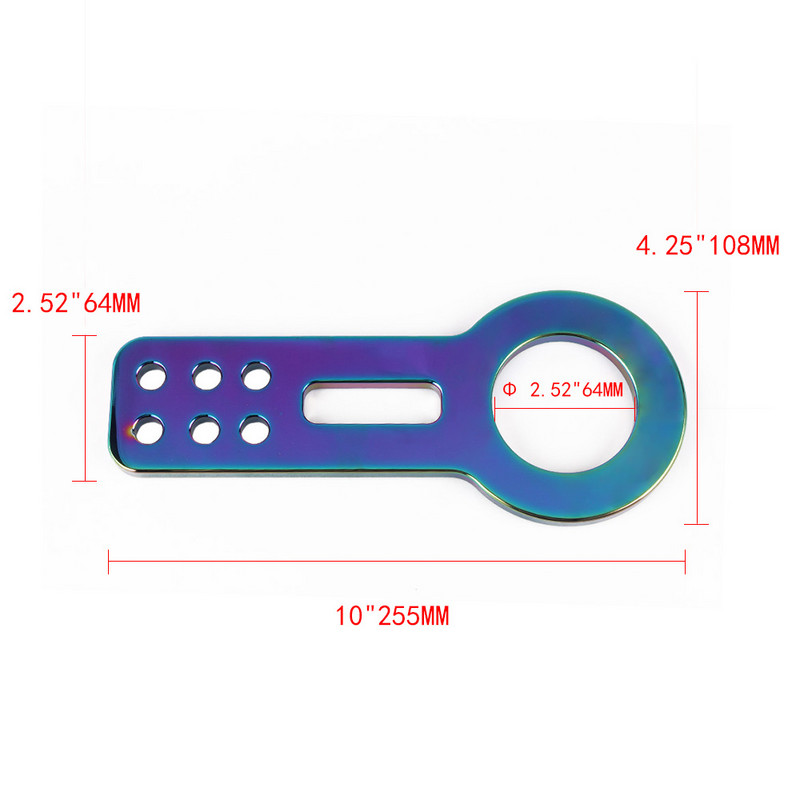 Set cârlig de remorcare frontal universal Cârlig de remorcare aliaj de aluminiu pentru Honda Civic EK EG Acura Integra DC cârlig de remorcare de curse