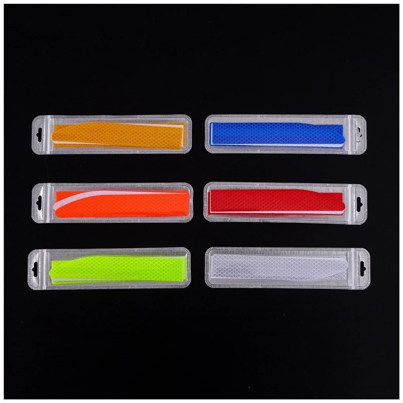 2 bucăți roșu și alb decor pentru coada mașinii Conducere nocturnă autocolant reflectorizant bandă semn de avertizare pentru siguranță