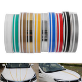 1 rolă Multicolor Striping Pin Stripe Steamline Linie dublă Bandă autocolante pentru caroserie Autocolant din vinil Instrumente de stil pentru decorarea mașinii