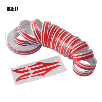 1 rolă Multicolor Striping Pin Stripe Steamline Linie dublă Bandă autocolante pentru caroserie Autocolant din vinil Instrumente de stil pentru decorarea mașinii