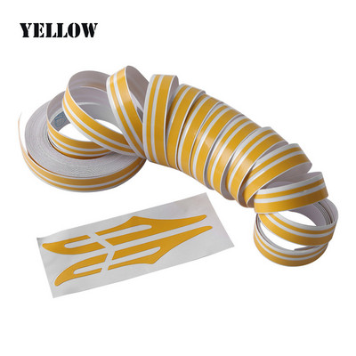 1 rolă Multicolor Striping Pin Stripe Steamline Linie dublă Bandă autocolante pentru caroserie Autocolant din vinil Instrumente de stil pentru decorarea mașinii