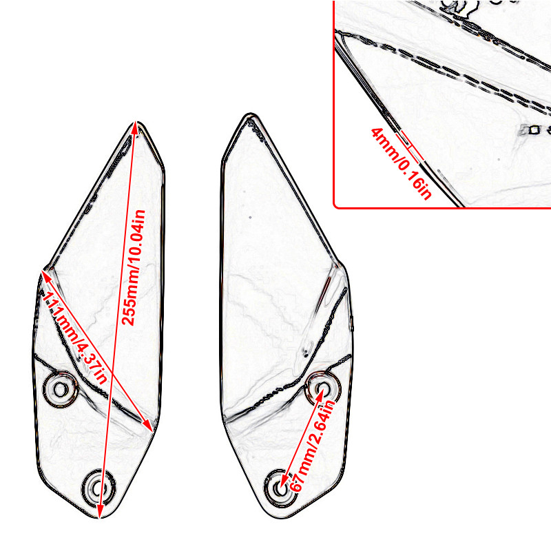 R1200GS R1250GS Adventure Parbriz nou Parbriz transparent Wind Deflecto pentru BMW R1200GS ADV 2014-2020 R1250GS ADV 2019-2021