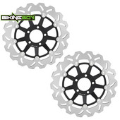 BIKINGBOY Disc frana fata Discuri Rotoare Ninja ZX6R 95-02 ZX9R 98 99 ZX12R 04 05 06 07 ZR 750 Zephyr 91-01 ZR 550 90-01 97 96 94