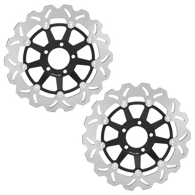 BIKINGBOY Disc frana fata Discuri Rotoare Ninja ZX6R 95-02 ZX9R 98 99 ZX12R 04 05 06 07 ZR 750 Zephyr 91-01 ZR 550 90-01 97 96 94