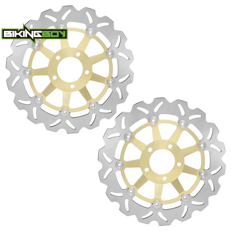 BIKINGBOY Disc frana fata Discuri Rotoare Ninja ZX6R 95-02 ZX9R 98 99 ZX12R 04 05 06 07 ZR 750 Zephyr 91-01 ZR 550 90-01 97 96 94
