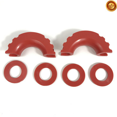 Izolator de cătușe cu inel D de 3/4" cu seturi de șaibă pentru utilizare cu cureaua de remorcare Kit de recuperare pentru vehicule de teren, galben