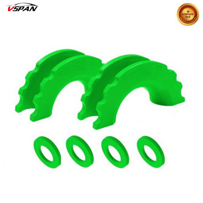 Izolator de cătușe cu inel D de 3/4" cu seturi de șaibă pentru utilizare cu cureaua de remorcare Kit de recuperare pentru vehicule de teren, galben