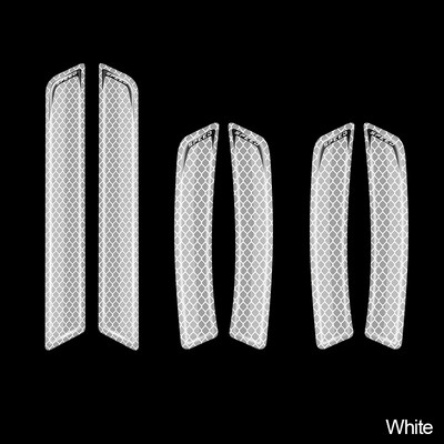 6 bucăți autocolante de avertizare pentru siguranța mașinii Mark Autocolante reflectorizante pentru mașină Bandă pentru bara de protecție Benzi reflectorizante Accesorii exterioare