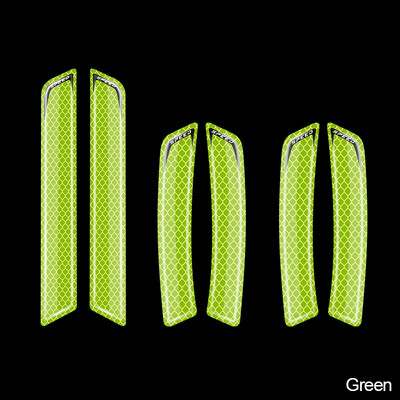 6 bucăți autocolante de avertizare pentru siguranța mașinii Mark Autocolante reflectorizante pentru mașină Bandă pentru bara de protecție Benzi reflectorizante Accesorii exterioare