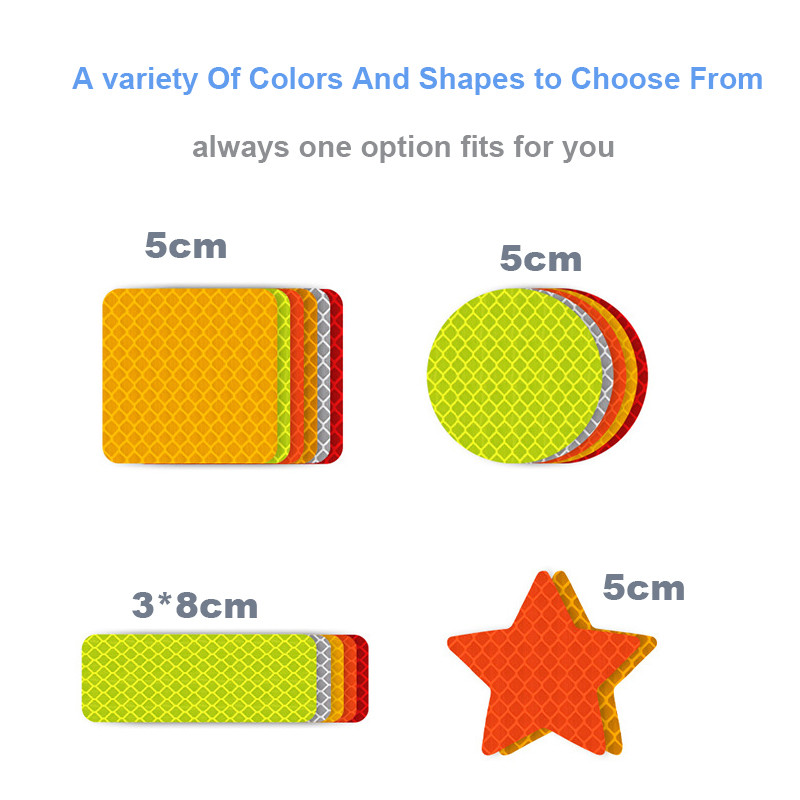 10 bucăți autocolante de siguranță autocolante de siguranță pentru autovehicule și autovehicule benzi reflectorizante de avertizare autocolante de siguranță pentru motociclete