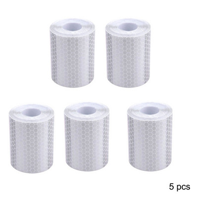 5 buc/lot 300 cm * 5 cm DIY bandă de avertizare autocolante benzi de avertizare reflector autocolant de protecție film reflectorizant marca de siguranță auto
