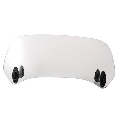 Extensie universală pentru parbriz pentru motociclete Spoiler din plastic Supliment Deflector de aer Profil aerodinamic reglabil 2 culori