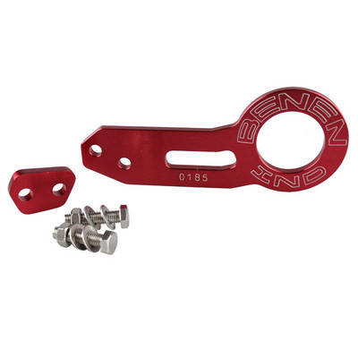 General din aliaj de aluminiu Bara de protecție spate pentru autovehicul Remontare cârlig bara de protecție spate Cârlig de remorcare spate Instrument de tracțiune/găuri rotunde