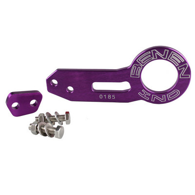 General din aliaj de aluminiu Bara de protecție spate pentru autovehicul Remontare cârlig bara de protecție spate Cârlig de remorcare spate Instrument de tracțiune/găuri rotunde