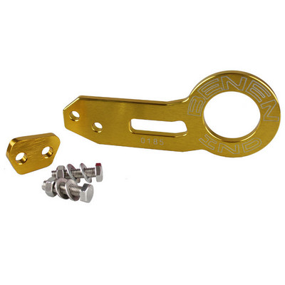 General din aliaj de aluminiu Bara de protecție spate pentru autovehicul Remontare cârlig bara de protecție spate Cârlig de remorcare spate Instrument de tracțiune/găuri rotunde