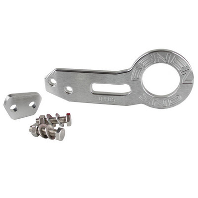 General din aliaj de aluminiu Bara de protecție spate pentru autovehicul Remontare cârlig bara de protecție spate Cârlig de remorcare spate Instrument de tracțiune/găuri rotunde