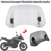 Sobib Kawasaki BMW Ducati Honda Benelli Yamaha reguleeritava tuuleklaasi tuulesuunaja universaalse mootorratta spoileri esiklaasile