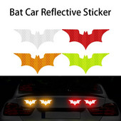 3 buc./set autocolant reflectorizant pentru mașină, bandă reflectorizante, autocolante de avertizare, cască de siguranță pentru noapte, decalcomanii pentru decorarea mașinii, accesorii pentru vehicule