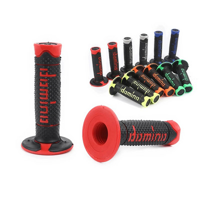 Motocikla stūres rokturis 7/8" 22 MM gumijas stūres stieņa daļa Sacīkšu motociklu piederumi Motokrosa rokturi Domino Dirt Pit Bike