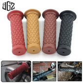 Pereche de mânere universale pentru ghidon de motocicletă de 22 mm, retro, din cauciuc moale, mânere de motocross pentru Chopper Cafe Racer Aprilia Bobber