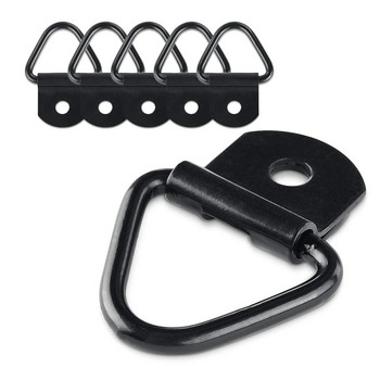 2/4/8/10 Pack Universal Type Truck Body Suspension Pull Ring Trailer V-ring Hook Cargo Looring Anchors for Van Horsebox Boat