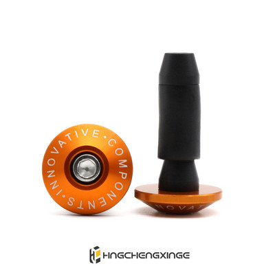 Μπάρα χειρολαβής μοτοσικλέτας Βάρος τέλος χειρολαβής Καπάκι αντικραδασμικό ασημένιο βύσμα για ανταλλακτικά ποδηλάτου Yamaha Kawasaki honda Dirt