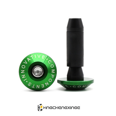 Μπάρα χειρολαβής μοτοσικλέτας Βάρος τέλος χειρολαβής Καπάκι αντικραδασμικό ασημένιο βύσμα για ανταλλακτικά ποδηλάτου Yamaha Kawasaki honda Dirt