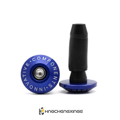 Μπάρα χειρολαβής μοτοσικλέτας Βάρος τέλος χειρολαβής Καπάκι αντικραδασμικό ασημένιο βύσμα για ανταλλακτικά ποδηλάτου Yamaha Kawasaki honda Dirt