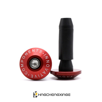 Μπάρα χειρολαβής μοτοσικλέτας Βάρος τέλος χειρολαβής Καπάκι αντικραδασμικό ασημένιο βύσμα για ανταλλακτικά ποδηλάτου Yamaha Kawasaki honda Dirt