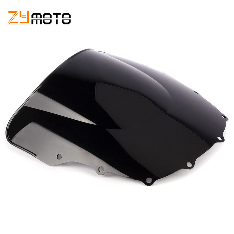 Juodas skaidrus priekinis stiklas, skirtas Kawasaki ZZR400 ZZR600 ZZR 400 ZZR 600 1993-2007 2006 2005 2004 2003 2002 2001 2000 1999