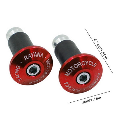 Mâner pentru motocicletă Greutate la capătul barei de ghidon Capac pentru mânerele de ghidon Capac anti-vibrații Silder Plug pentru Dirt Bike Accesorii pentru motociclete