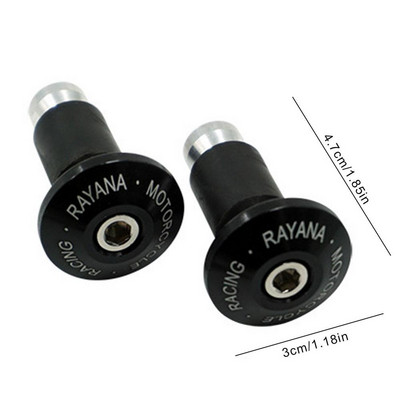 Mâner pentru motocicletă Greutate la capătul barei de ghidon Capac pentru mânerele de ghidon Capac anti-vibrații Silder Plug pentru Dirt Bike Accesorii pentru motociclete