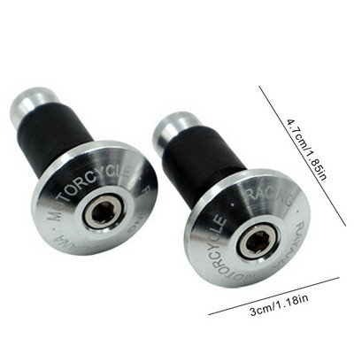 Mâner pentru motocicletă Greutate la capătul barei de ghidon Capac pentru mânerele de ghidon Capac anti-vibrații Silder Plug pentru Dirt Bike Accesorii pentru motociclete