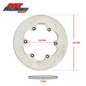 Για Aprilia Pegaso 650 1997 1998 1999 2000 Brake Disc Rotor Rear MTX Motorcycle Street Bike Braking μοτοσικλέτας