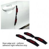 Autocolante de avertizare Durabile 2 bucăți de înaltă calitate pentru margini de ușă Benzi reflectorizante pentru uși ABS anti-coliziune pentru mașini