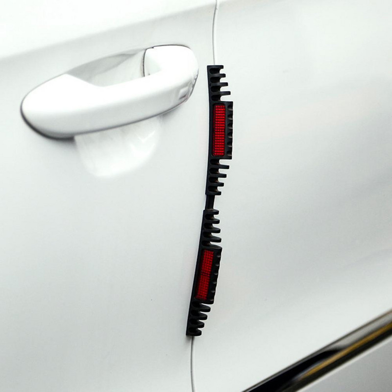 Autocolante de avertizare Durabile 2 bucăți de înaltă calitate pentru margini de ușă Benzi reflectorizante pentru uși ABS anti-coliziune pentru mașini