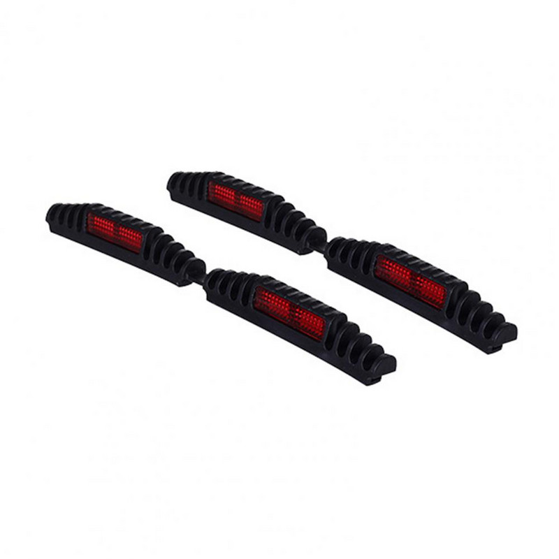 Autocolante de avertizare Durabile 2 bucăți de înaltă calitate pentru margini de ușă Benzi reflectorizante pentru uși ABS anti-coliziune pentru mașini