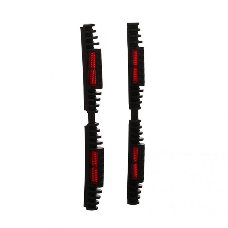 Autocolante de avertizare Durabile 2 bucăți de înaltă calitate pentru margini de ușă Benzi reflectorizante pentru uși ABS anti-coliziune pentru mașini