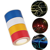 5m*2cm crvena auto reflektirajuća traka naljepnice film kamion motocikl reflektirajuća traka ljepljiva sigurnosna upozoravajuća traka naljepnica stiliziranje automobila