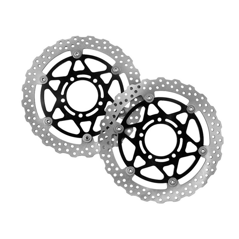 Pentru Kawasaki Ninja ZX6R ZX10R ZX14R ZG1400 ZZR 1400 2PCS Accesorii Motociclete Disc Frana Fata Disc Rotori Aur Negru