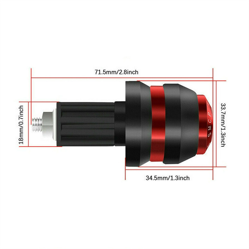 Capac de capăt pentru bară de mâner de motocicletă de 7/8 inchi Capace de dopuri pentru ghidon din aliaj de aluminiu Capac glisor pentru accesorii Honda Yamaha KTM Dirt Bike