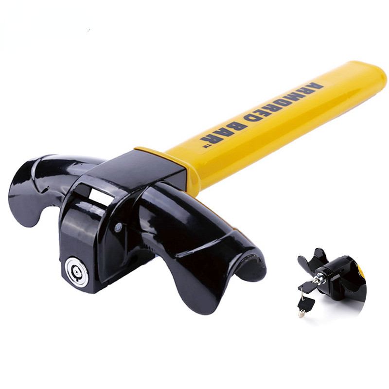 Blocare universală antifurt pentru volan mașină/dubiță în formă de T Blocare antifurt de înaltă siguranță Sistem de blocare inoxidabil Securitate pentru mașină nouă