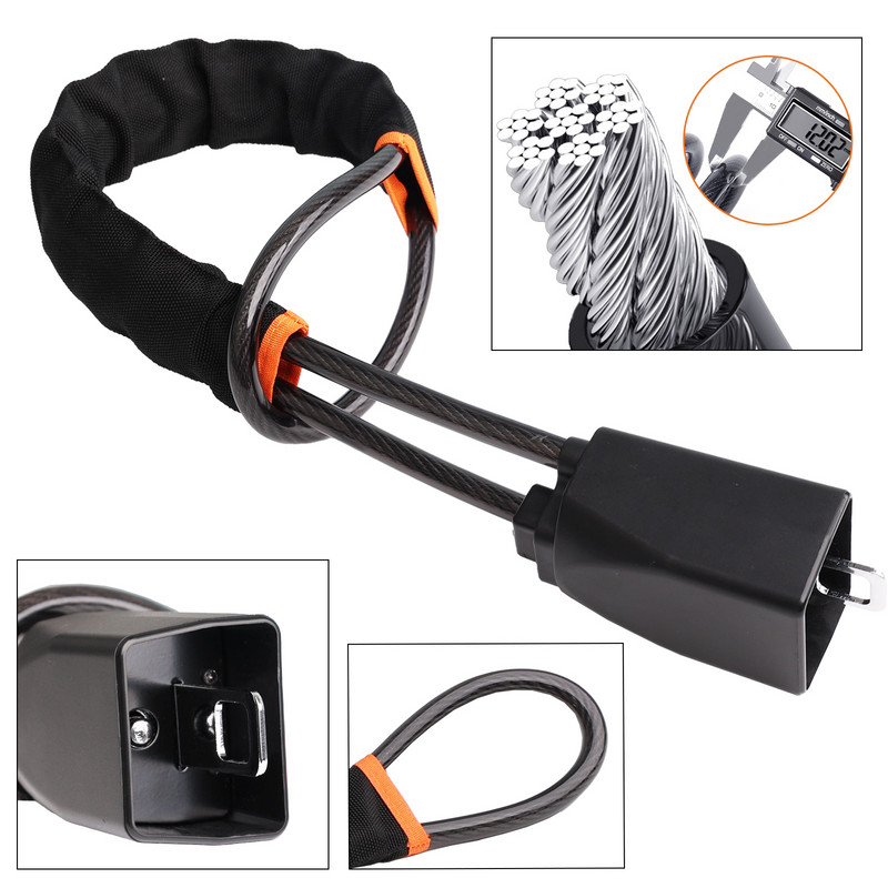 ALLREY Κλείδωμα τιμονιού Ζώνη ασφαλείας Αντικλεπτική κλειδαριά 3 Χρώμα Επιλέξτε Εύκολο στη μεταφορά Αντικλεπτικό εργαλείο για Αξεσουάρ αυτοκινήτου SUV αυτοκινήτου