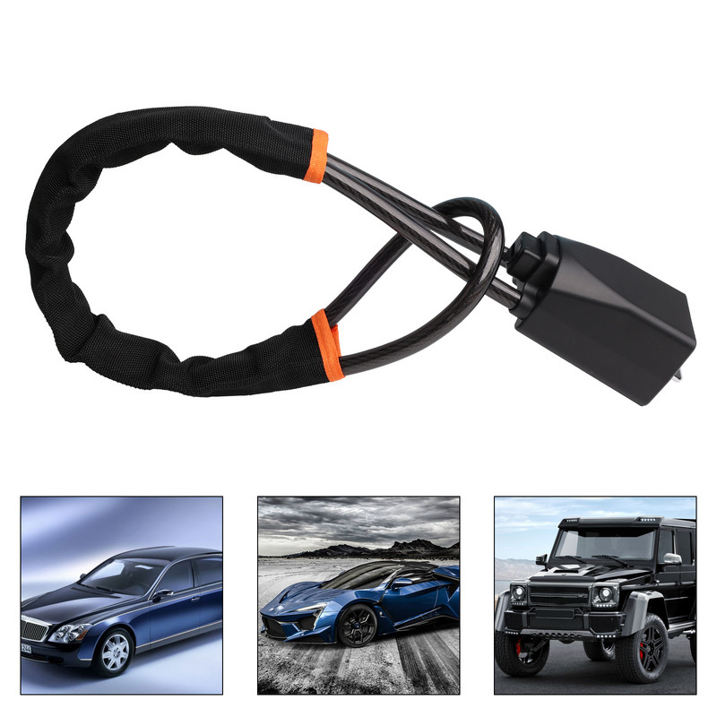 ALLREY Κλείδωμα τιμονιού Ζώνη ασφαλείας Αντικλεπτική κλειδαριά 3 Χρώμα Επιλέξτε Εύκολο στη μεταφορά Αντικλεπτικό εργαλείο για Αξεσουάρ αυτοκινήτου SUV αυτοκινήτου