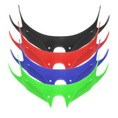 ABS motorkerékpár Winglet első burkolat burkolat Kawasaki Ninja400 Ninja250