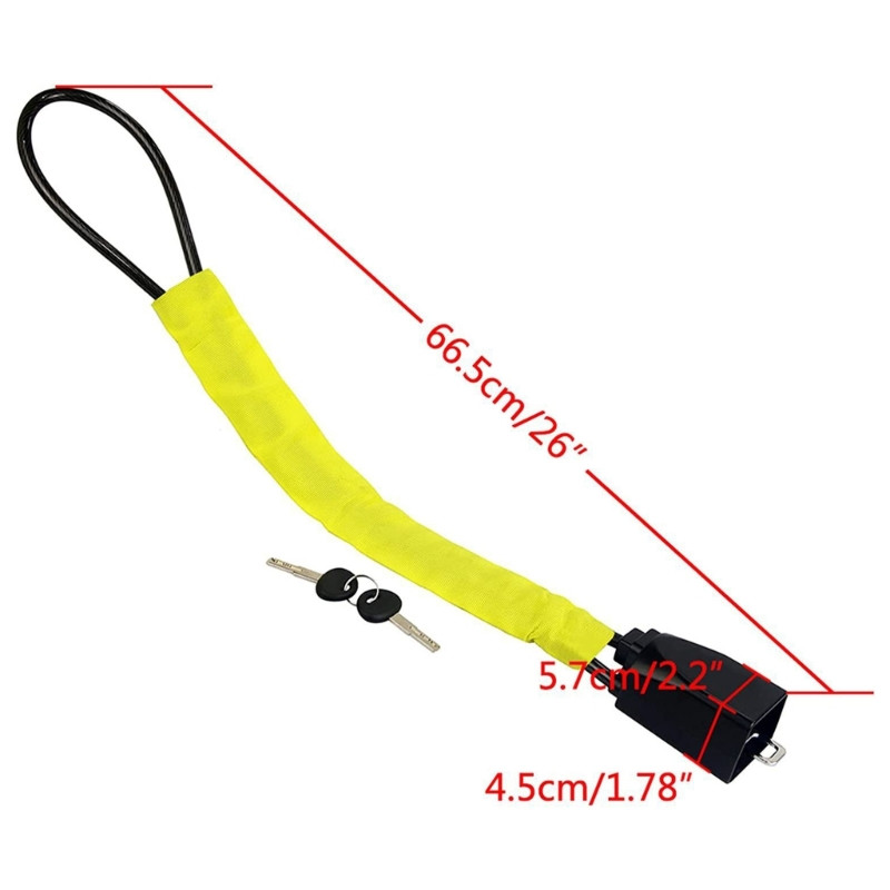 Univerzális kormánykerékzár autó lopásgátló eszköz övzár 2 kulccsal