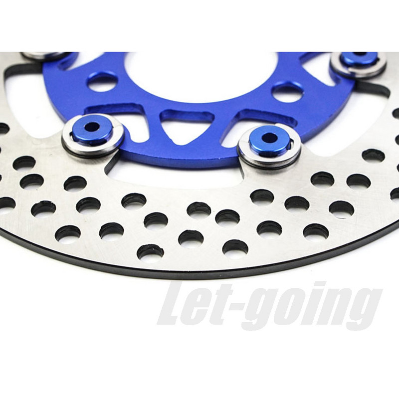 Disc de frână de 220 mm pentru motocicletă, cu 3 găuri, din oțel inoxidabil, față, spate, rotor, discuri, scuter, bicicletă sport, motocicletă, ATV, Pitbike