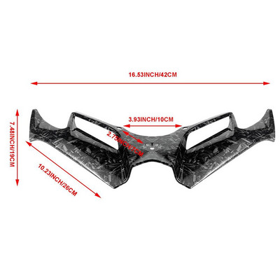 Kawasaki Ninja 300 Ninja 250 NINJA300/250 2013-2017 motorkerékpár-tartozékokhoz Pneumatikus farok légterelő védő első burkolat