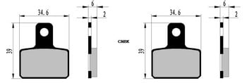 Комплект спирачни накладки за GAS GAS Dirt EC50 EC 50 Boy LC 2005 2006 2007 / TXT50 TXT 50 Rookie 2006 2007 2008 2009 / TXT280 280 TXT PRO